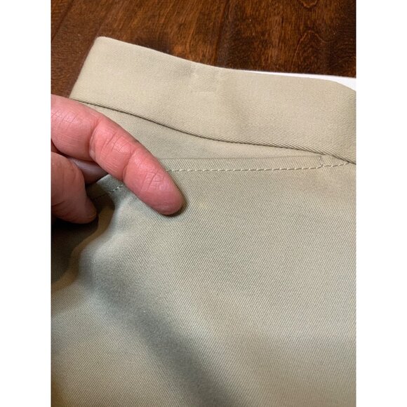 Elie Tahari Tan Straight Leg Khaki Dress Pants, Size 14 - Picture 4 of 8